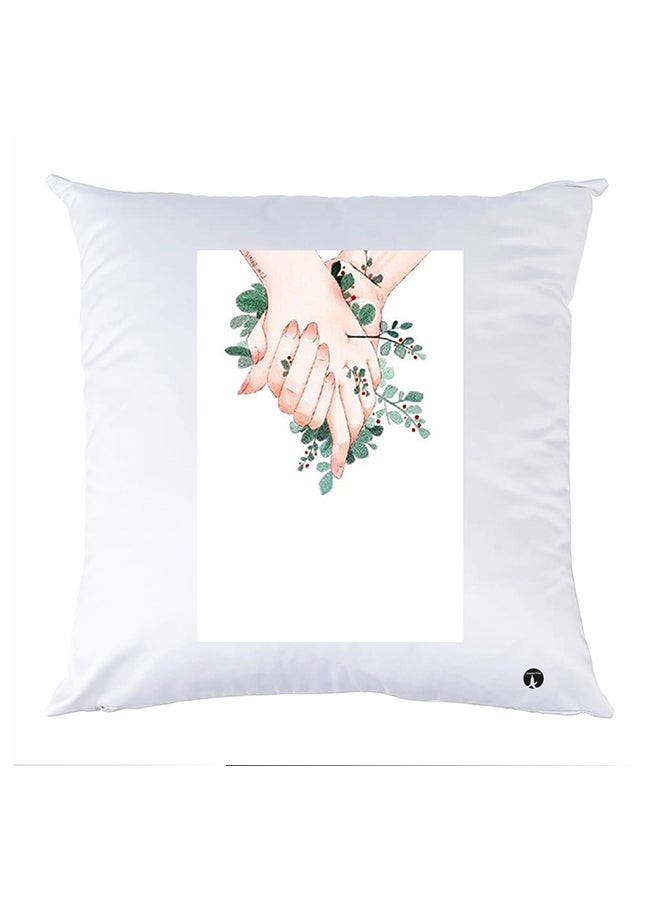BP Printed Pillow polyester White 30x30cm
