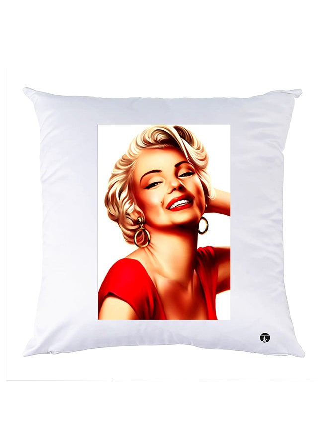 BP Printed Pillow Case polyester White 30x30cm
