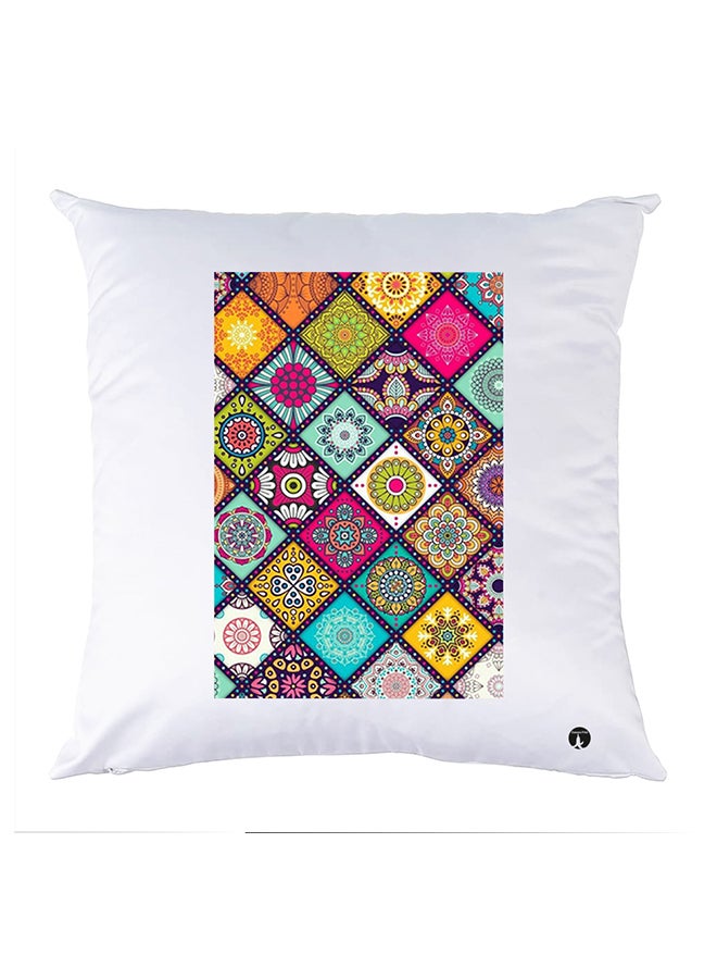 بي بي وسادة مزيّنة بنقشة مطبوعة polyester أبيض 30x30سم