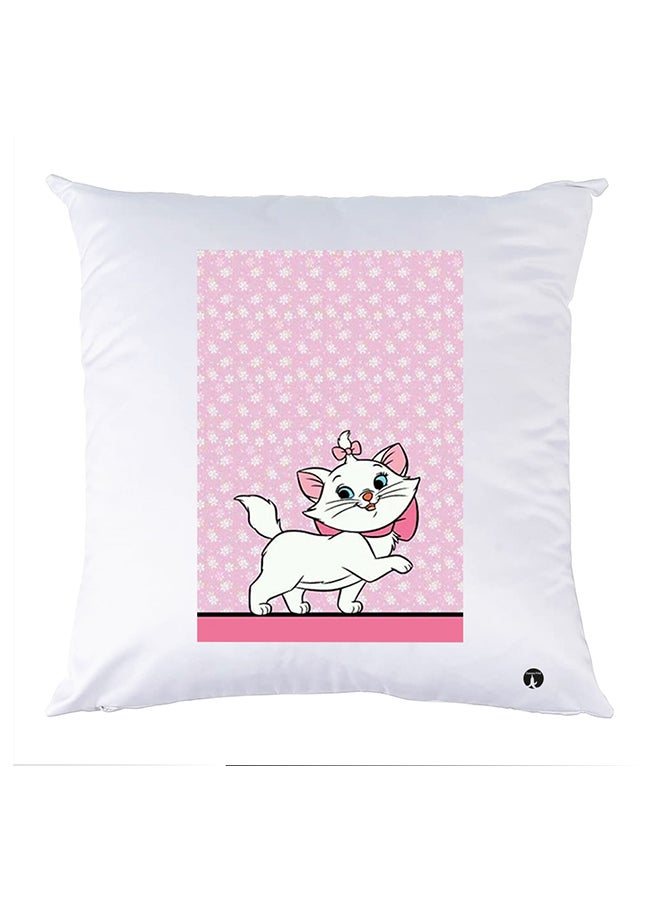 بي بي غطاء وسادة مطبوع polyester أبيض 30x30سم