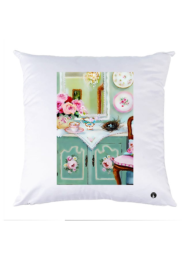 BP Printed Pillow Case polyester White 30x30cm