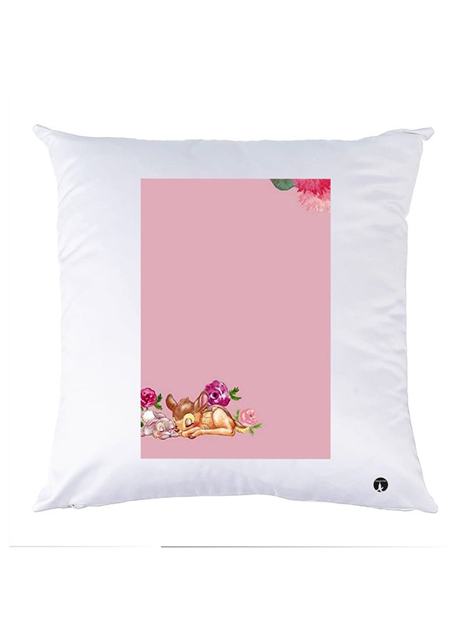 BP Printed Pillow Polyester White 30x30cm
