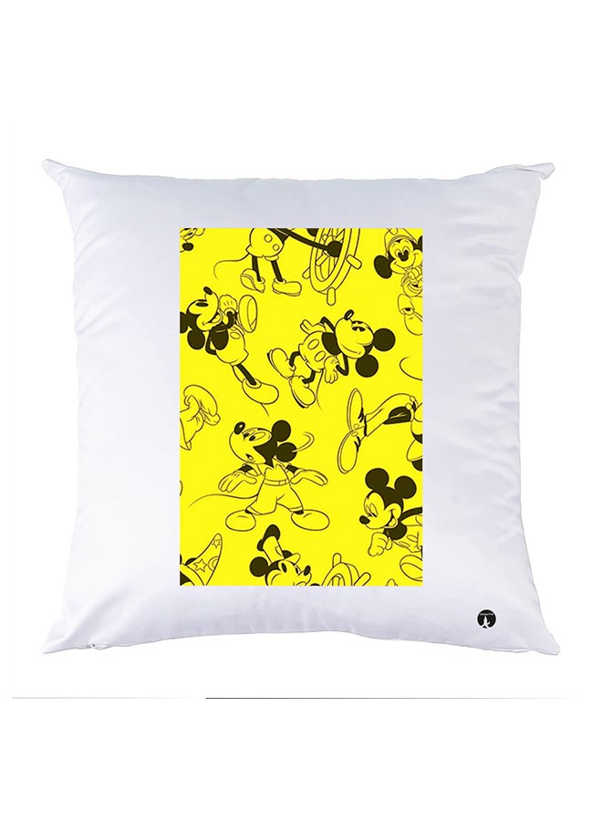 بي بي وسادة مزيّنة بنقشة مطبوعة polyester أبيض 30x30سم