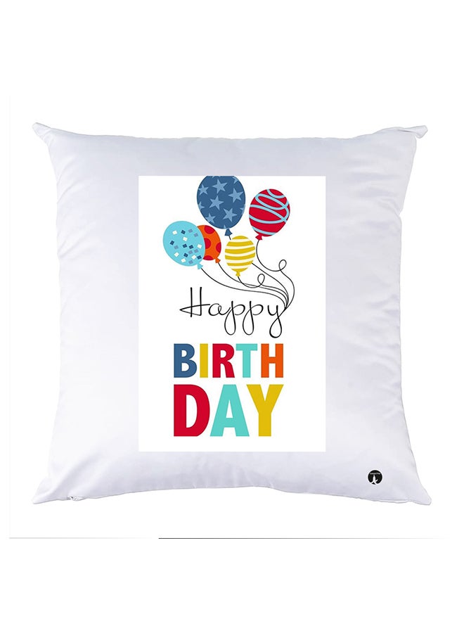 بي بي وسادة مزيّنة بنقشة مطبوعة polyester أبيض 30x30سم