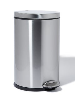 EKO Luna Step Bin Silver 12Liters  - Image 1