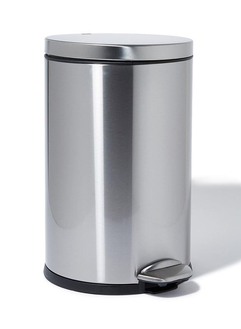 EKO Luna Step Bin Silver 12Liters  - Image 1