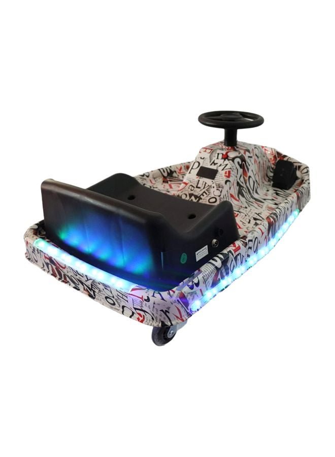 Cool Baby Crazy Drift Electric Scooter With LED Light Multicolour 84x52x38cm - Image 2