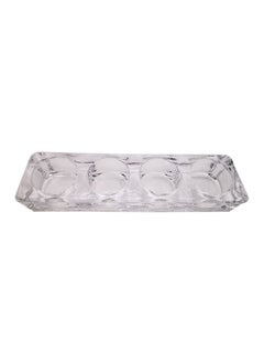 asmat Butterfly Shape Candle Holder With Candles Set Clear 23x6cm  - Image 3