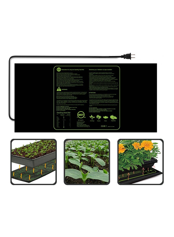 100W Durable Waterproof Seedling Heating Mat black 52.0x10.0x10.0cm - v1595419003/N39433169A_1