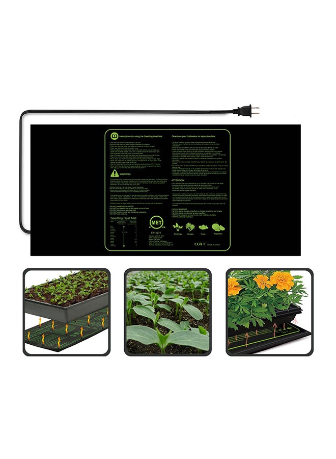 100W Durable Waterproof Seedling Heating Mat black 52.0x10.0x10.0cm - v1595419003/N39433169A_2