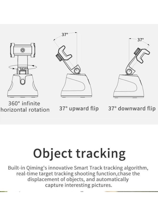 oem - Auto Face Tracking Camera Stabilizer Black - Image 1