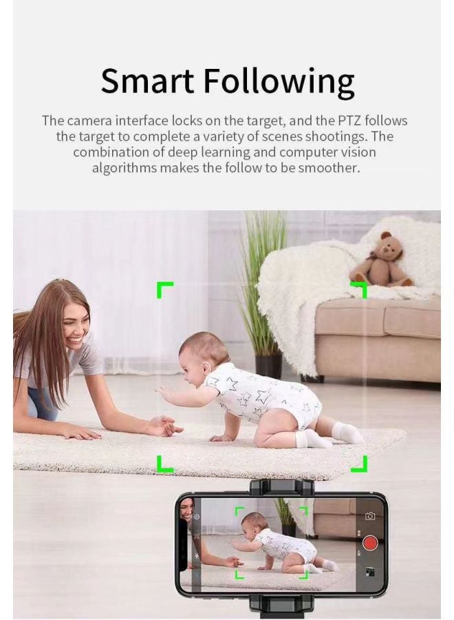 oem - Auto Face Tracking Camera Stabilizer Black - Image 1