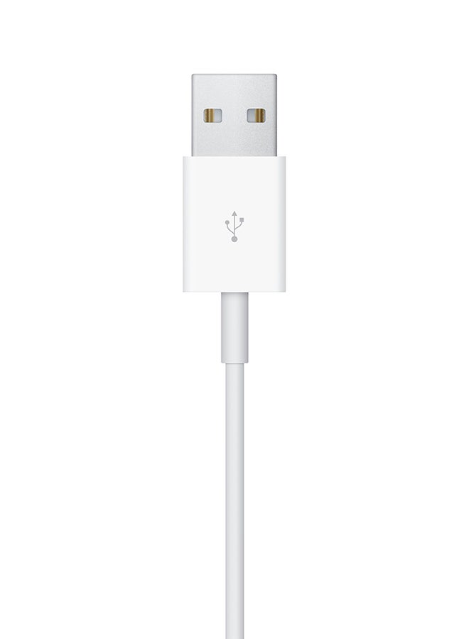 Apple - Magnetic Charging Cable For Apple Watch USB Port White - Image 1
