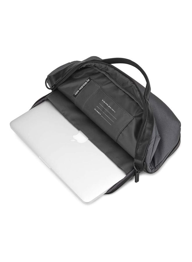 MOLESKINE - Waterproof Shoulder Bag For 13-Inch Laptop Grey/Black - Image 1