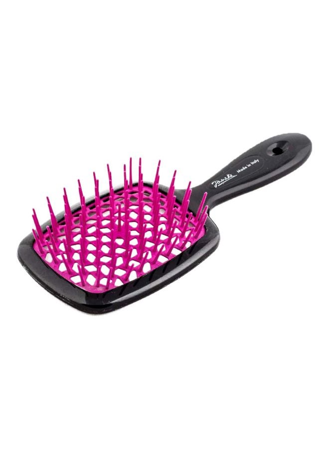 JANEKE Superbrush Detangler Brush Black/Pink