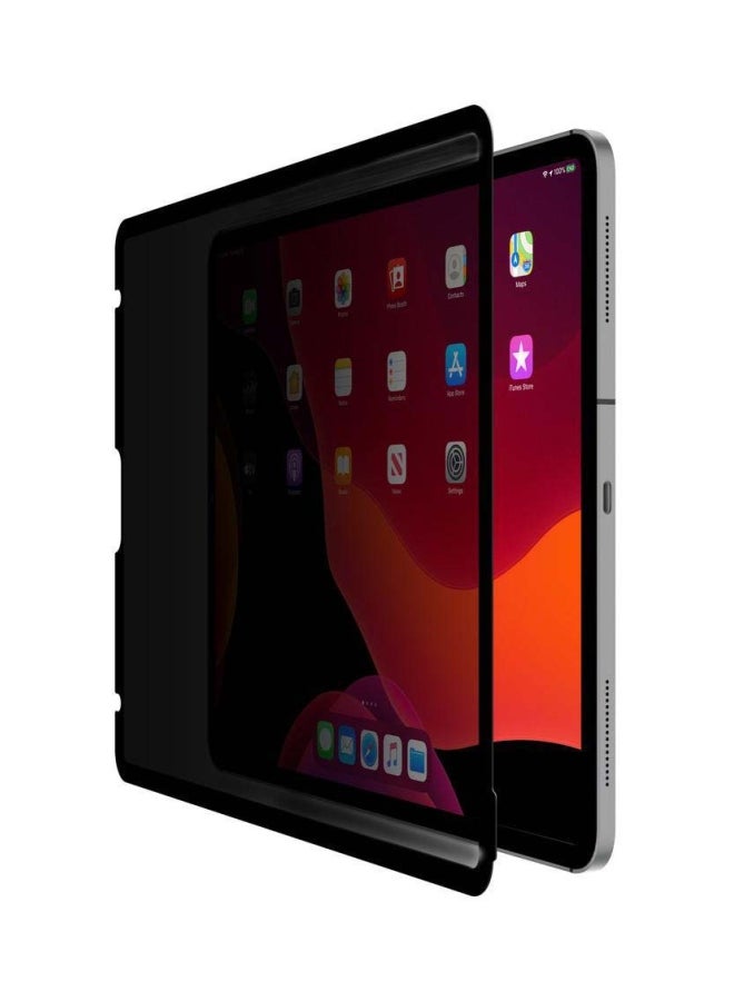 belkin - Trueprivacy Screen Protector - Ultra-Thin Shield With Full Screen Coverage, 2-Way Side Filter For Privacy, Removable And Reusable, Easy Install - Compatible With iPad Pro 12.9 3Rd/4Th Gen 12.9inch Clear/Black - Image 1