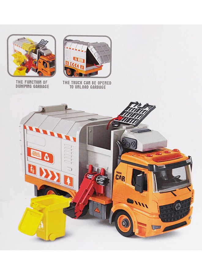 Garbage Truck : DIY With Tool Kit Orange 27X15X9cm  - Image 2