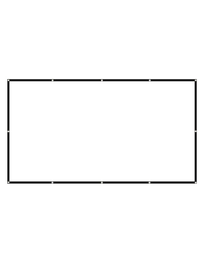 Anti-Crease Foldable Projector Screen V7271-150_P White/Black - Image 1