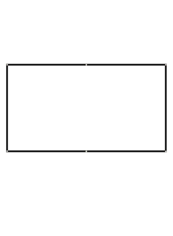 Anti-Crease Foldable Projector Screen V7271-60_P White/Black - Image 1