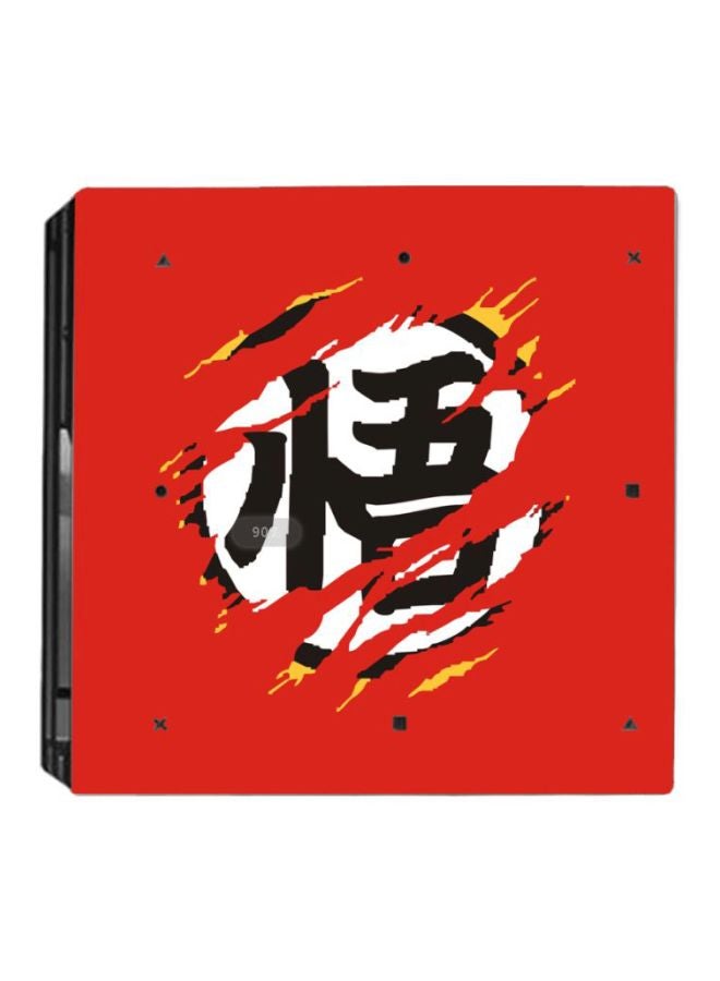 بيوينتي طقم ملصقات مزين بطبعة شخصية مستوحاة من الرسوم المتحركة لجهاز الألعاب وذراع تحكم بلايستيشن 4 برو، من 3 قطع - Image 2