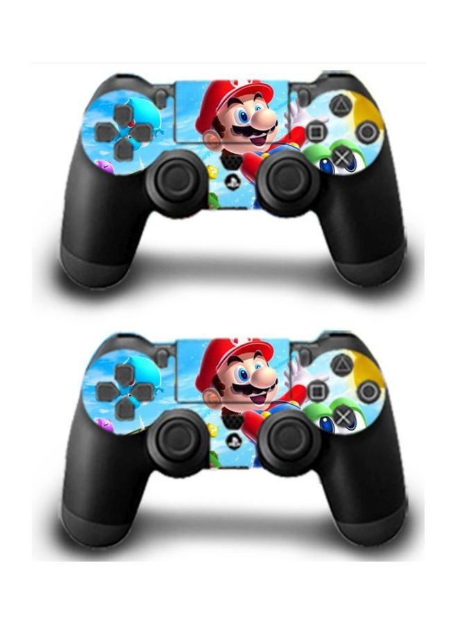 Beauenty 3-Piece Super Mario Printed Console And Controller Sticker Set For PlayStation 4 Pro - Image 3