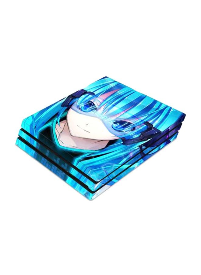 Beauenty - 3-Piece Anime Themed Console With Controller Sticker Set For PS4 PRO - Image 1