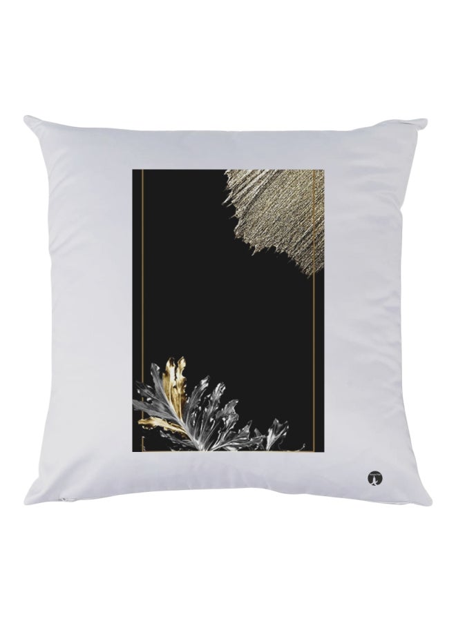 BP Printed Decorative Cushion White/Black/Grey 30x30cm