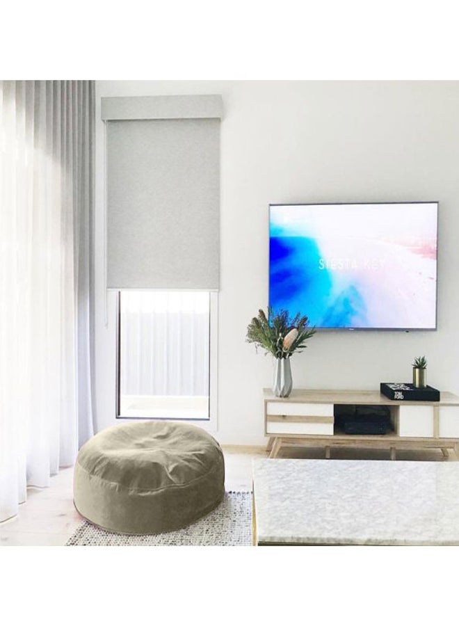 ريغال إن هاوس مسند مستدير رمادي فاتح 100x40سم - Image 3