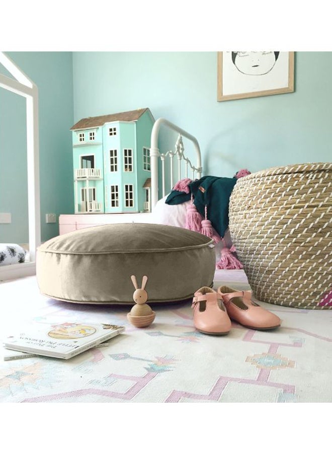 ريغال إن هاوس مسند مستدير رمادي فاتح 100x40سم - Image 2