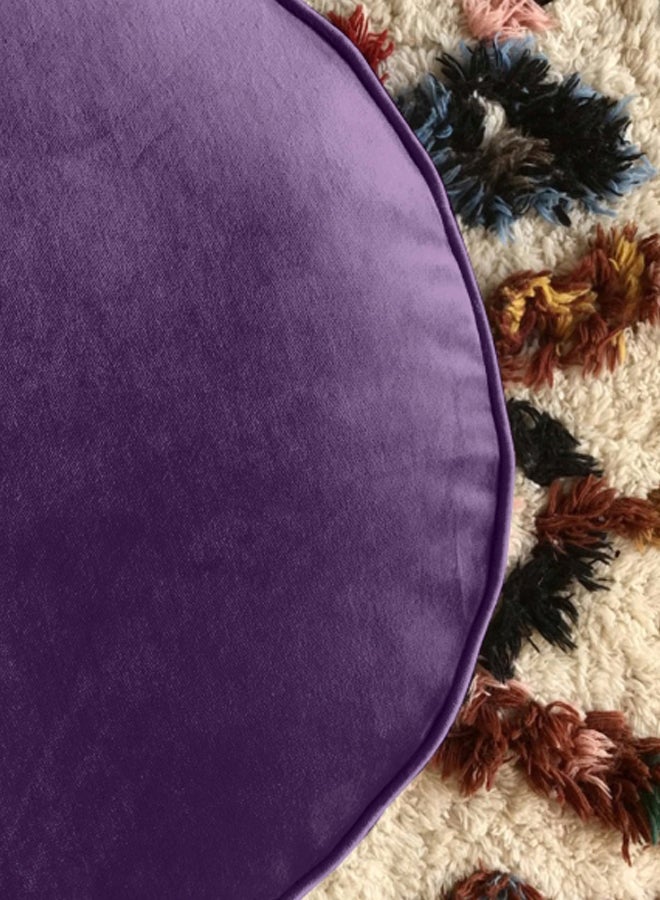 ريغال إن هاوس مقعد بوف أرضي دائري الشكل موف 60x40سم  - Image 3