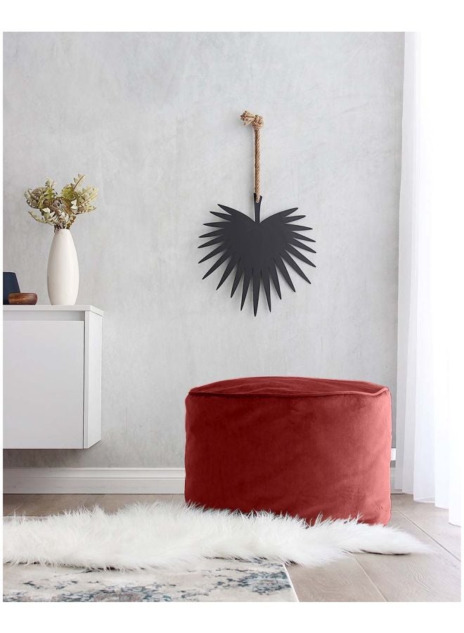 ريغال إن هاوس مقعد بوف أرضي دائري الشكل أحمر 100x20سم  - Image 2