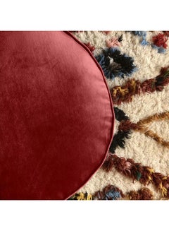 ريغال إن هاوس مقعد بوف أرضي دائري الشكل أحمر 100x20سم  - Image 3