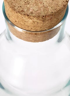 Generic Carafe With Stopper Clear/Brown 1Liters  - Image 5
