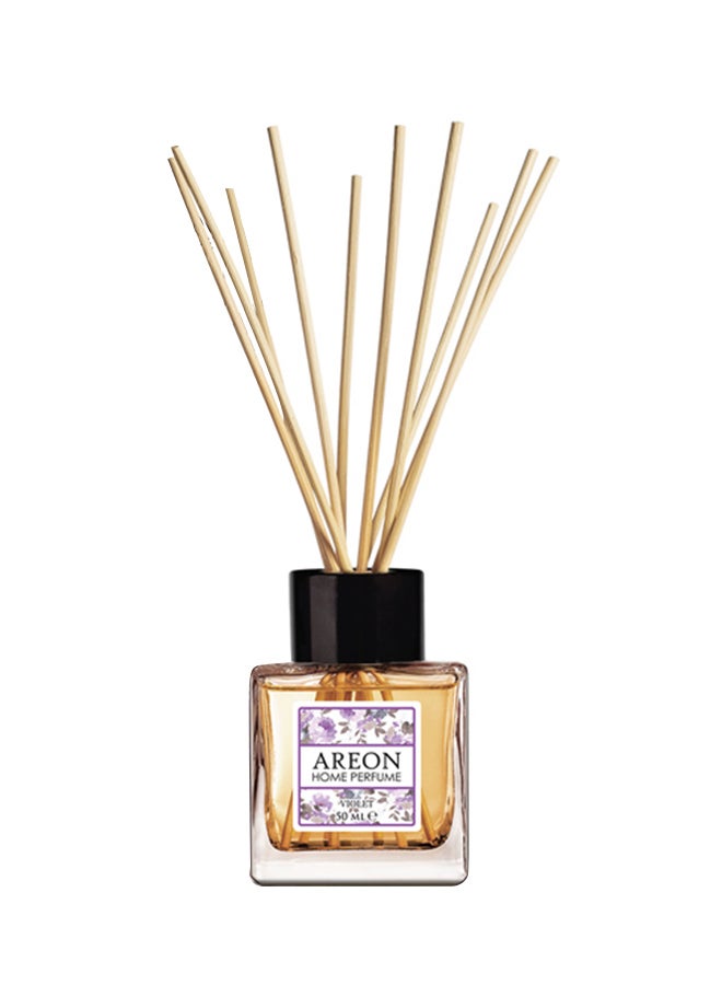 Areon - Reed Diffuser With Incense Sticks Violet Yellow 50ml - Image 1