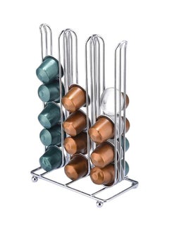 OASISWJ Capsules Holder For Nespresso Silver 25x15cm  - Image 1