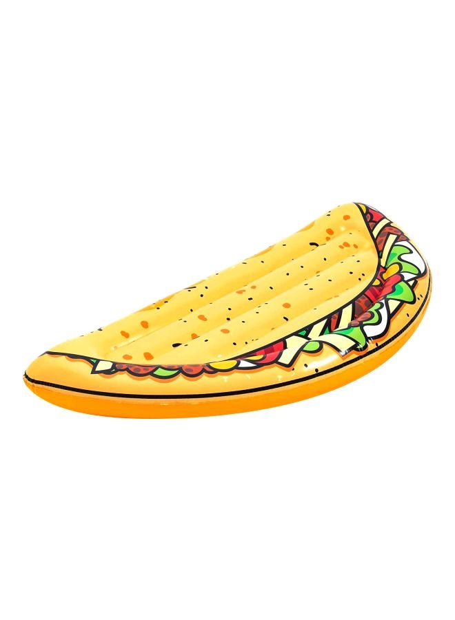 Bestway Summer Flavours Collection Taco Shaped Pool Float 43251 67x35inch  - Image 1