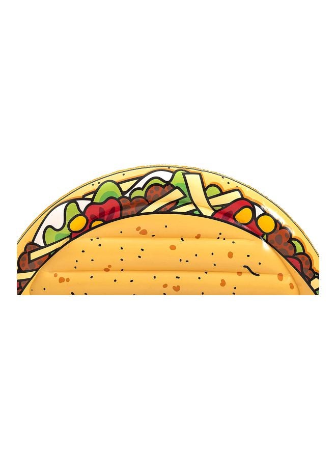 Bestway Summer Flavours Collection Taco Shaped Pool Float 43251 67x35inch  - Image 2