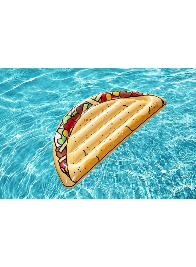 Bestway Summer Flavours Collection Taco Shaped Pool Float 43251 67x35inch  - Image 3