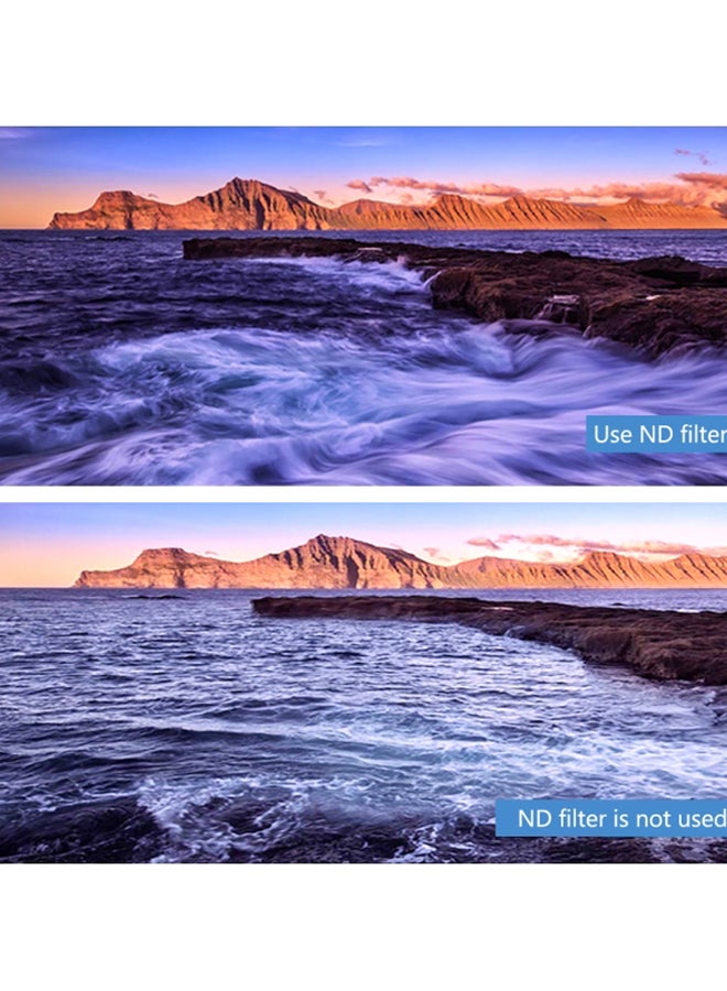 TELESIN Pack Of 3 Neutral Density Filter Kit Black/Purple  - Image 3