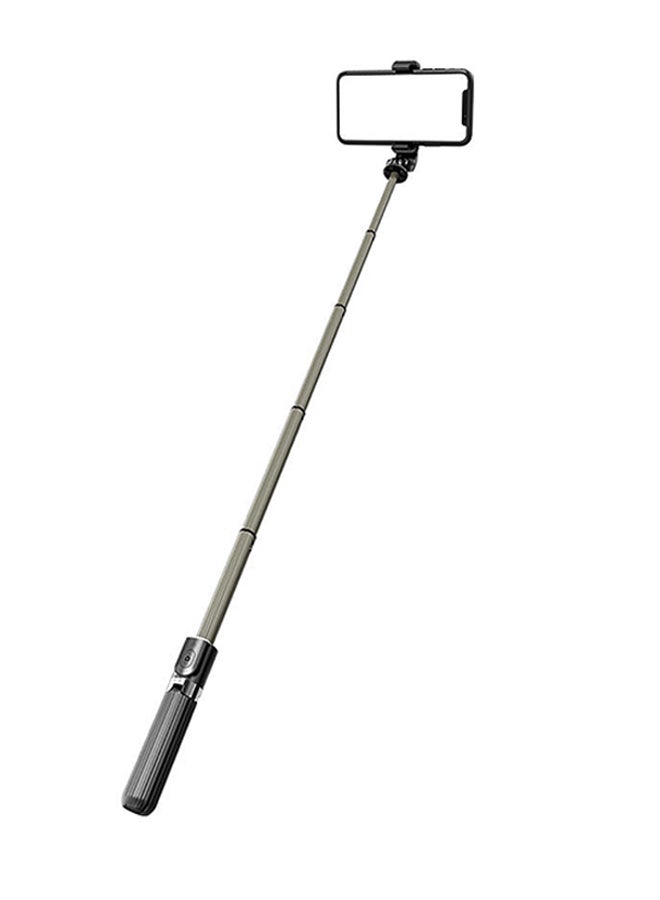 Bluetooth Foldable Handheld Selfie Stick Tripod Black/Grey  - Image 3
