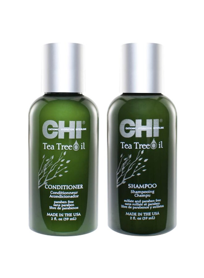 تشي مجموعة بلسم وشامبو بخلاصة شجرة الشاي مكونة من قطعتين