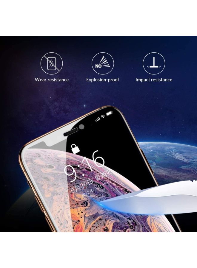 Generic - V Pro Anti-Privacy Series Screen Protector For Apple iPhone 11 Pro/X/XS Clear - Image 1