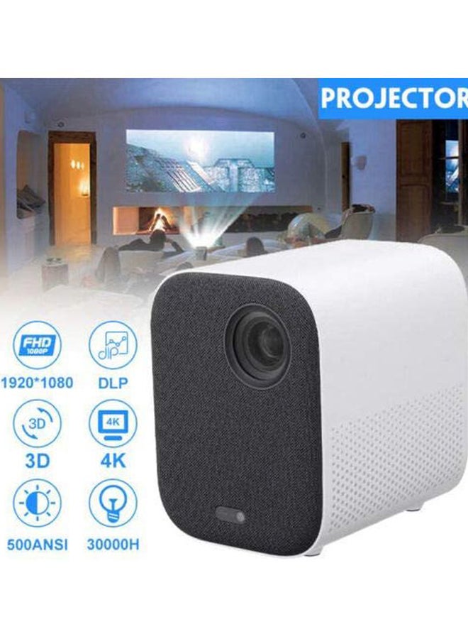 Xiaomi - Smart Compact Projector MJJGTYDS02FM White/Black MJJGTYDS02FM White/Black - Image 1