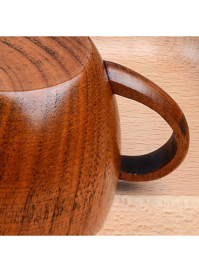 Wooden Coffee Mug Brown 13x12x8cm - Image 2