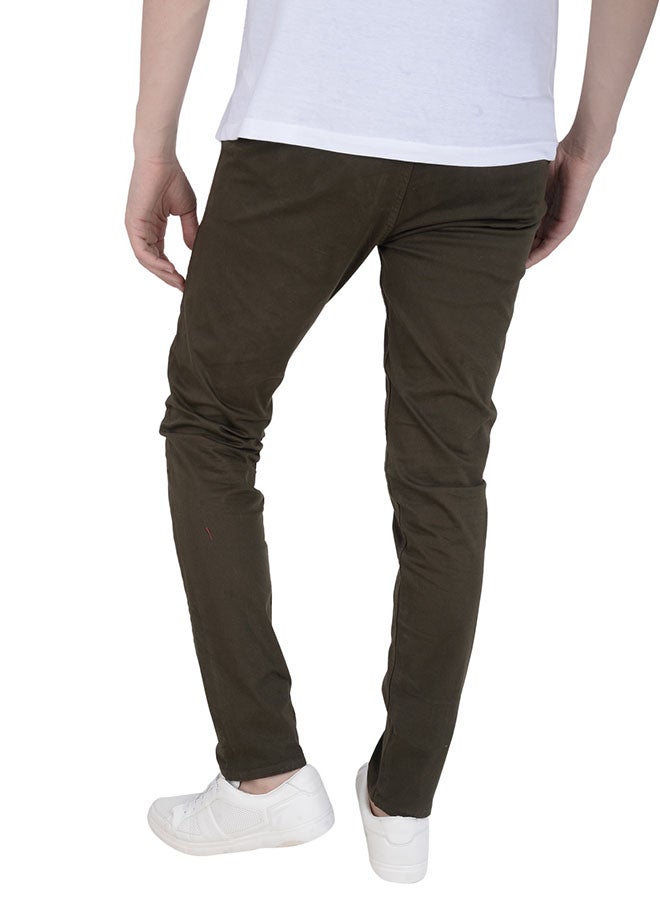 WHITE RABBIT Solid Chino Pants Green  - Image 2