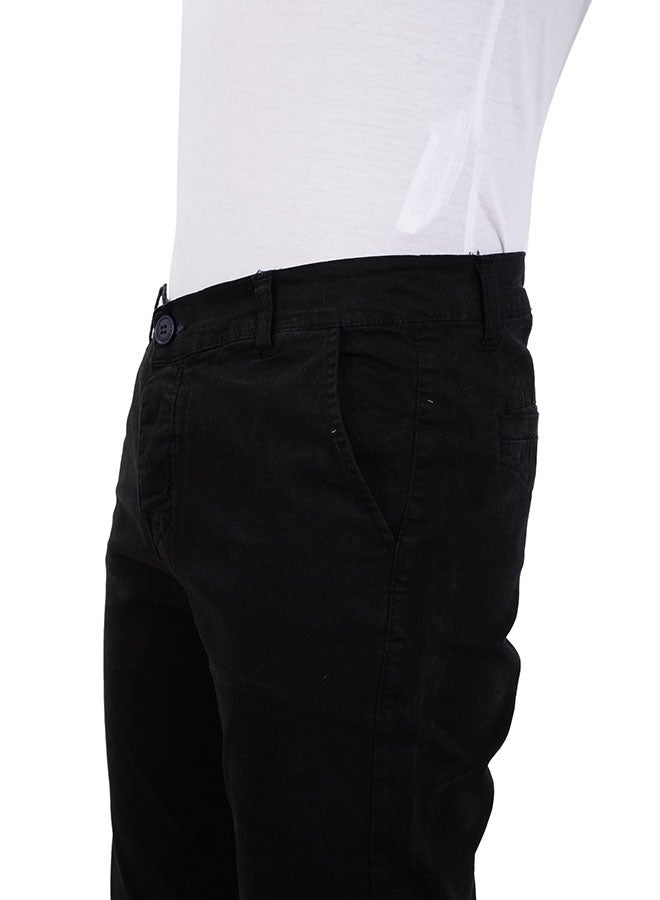 WHITE RABBIT Solid Chino Pants Black  - Image 3