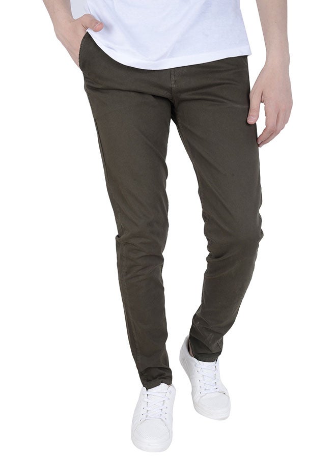 WHITE RABBIT Solid Chino Pants Green  - Image 1