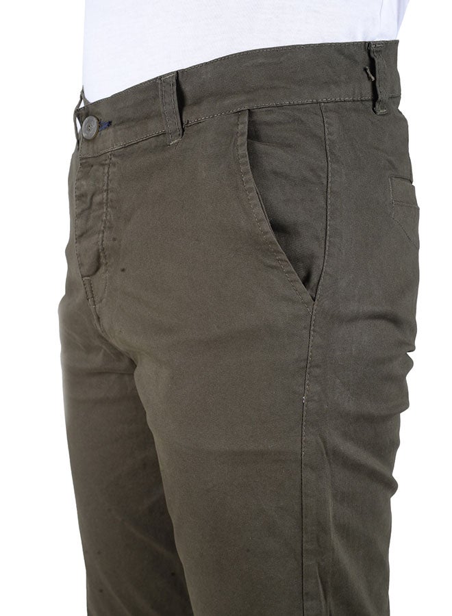 WHITE RABBIT Solid Chino Pants Green  - Image 3