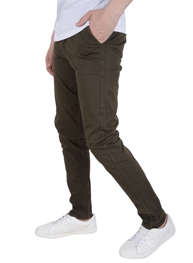WHITE RABBIT Solid Chino Pants Green  - Image 5