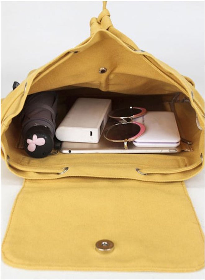 بيوينتي حقيبة ظهر عملية مصنوعة من البوليستر أصفر - Image 3